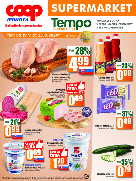 SUPERMARKETový leták od 19.9.2024