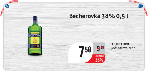 Becherovka 38% 0,5 l