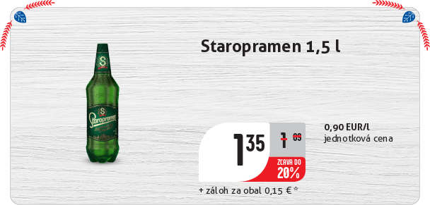 Staropramen 1,5 l