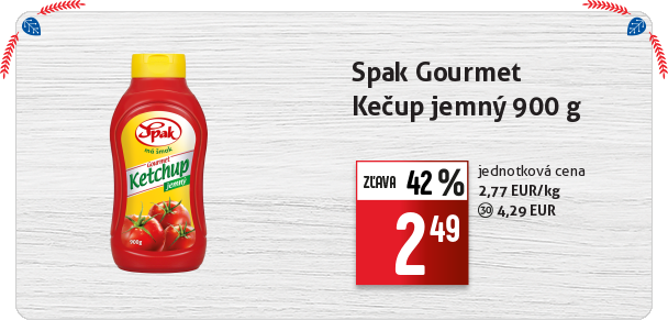 Spak Gourmet 
 Kečup jemný 900 g